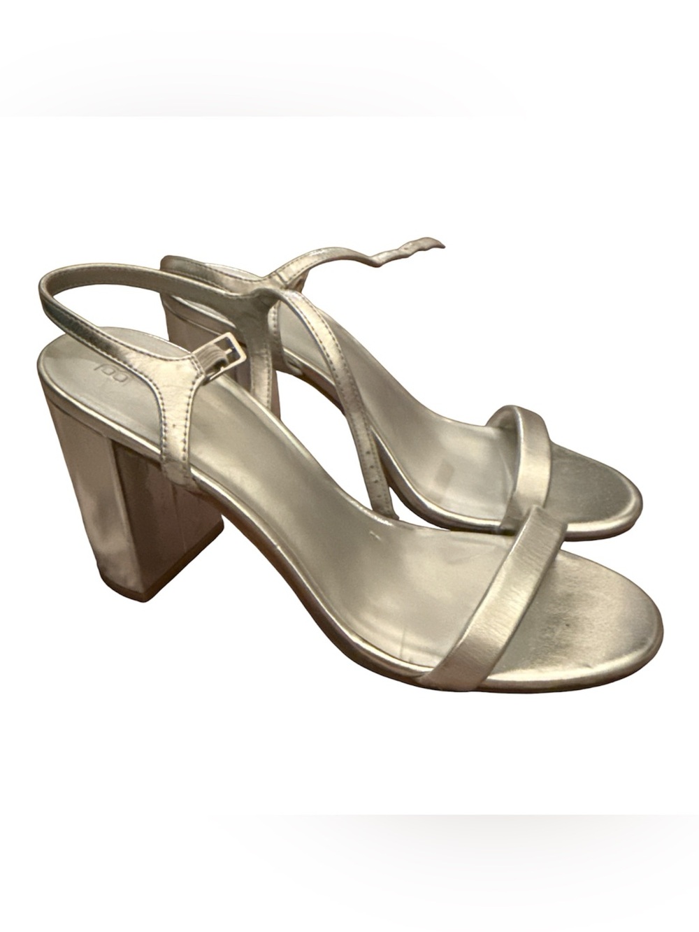 NEW BP Nordstrom silver heel sandals size 9